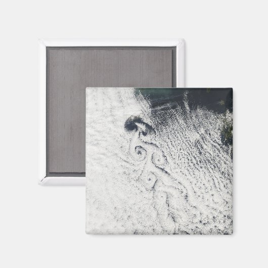 Von Karmann cloud vortices Magneet (Voorkant / Achterkant)