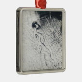 Von Karmann cloud vortices Metalen Ornament (Rechts)