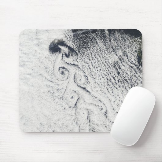 Von Karmann cloud vortices Muismat (Met muis)