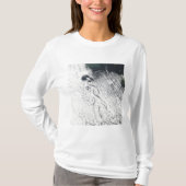 Von Karmann cloud vortices T-shirt (Voorkant)