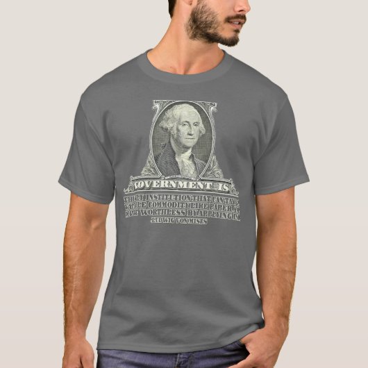 Von Mises op papier T-shirt (Voorkant)