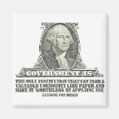 Von Mises op Papiergeld Magneet (Voorkant)