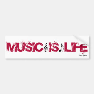 Von Punk bumpersticker. Bumpersticker