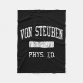 Von Steuben High School Hs Chicago Il Phys Ed  Fleece Deken (Voorkant)