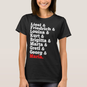 Von Trapp Family zangers Geluid van muziek T-shirt