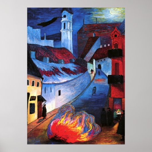 Von Werefkin - Politiepost in Wilna Poster (Voorkant)