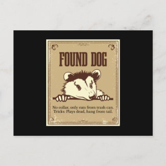 Vond Dog Opossum Gopher Briefkaart