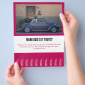 vond een harige vriend flyer (Hand)