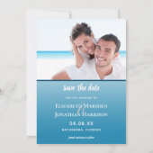 Vond één sol van Tropisch strand sparen de Datum Aankondiging (Achterkant)