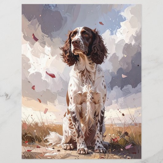 Vond een spaniël scheur uit flyer (Achterkant)