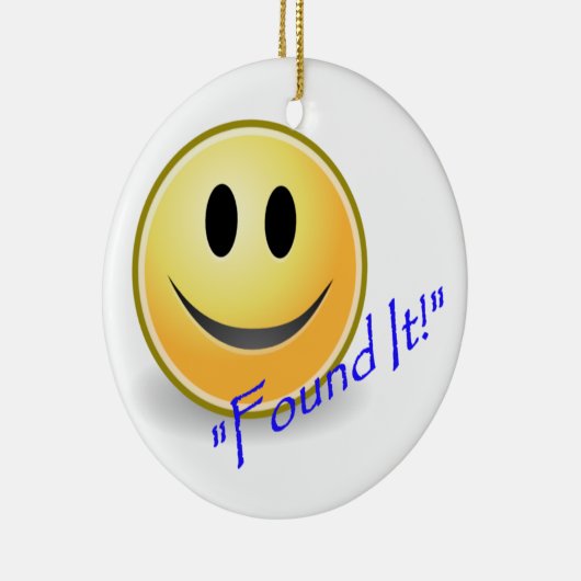 Vond het! Geocaching Keramisch Ornament (Rechts)