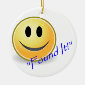 Vond het! Geocaching Keramisch Ornament (Voorkant)