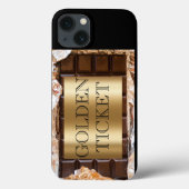 Vond het gouden kaartje chocoladereep  Case-Mate iPhone case (Achterkant)