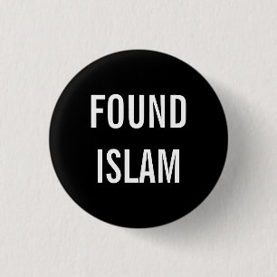 VOND ISLAM-toets Ronde Button 3,2 Cm