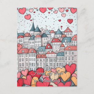 Vond mijn liefde in de Valentijnsdag van Straatsbu Briefkaart