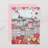 Vond mijn liefde in de Valentijnsdag van Straatsbu Briefkaart (Voorkant / Achterkant)