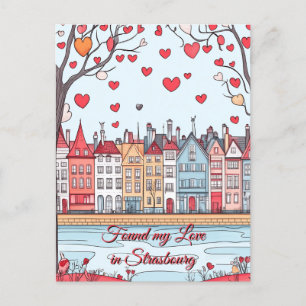 Vond mijn liefde in de Valentijnsdag van Straatsbu Briefkaart