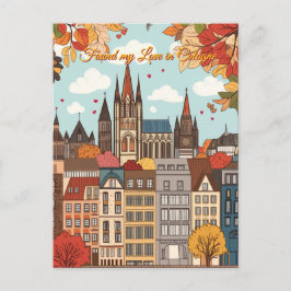 Vond mijn liefde in Keulen Valentijnsdag Briefkaart