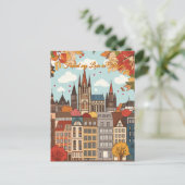 Vond mijn liefde in Keulen Valentijnsdag Briefkaart (Staand voorkant)