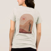 Vond mijn ziel Tri-Blend shirt (Achterkant)