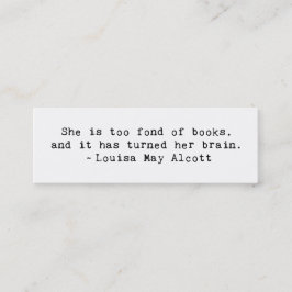 Vond van Boeken Mini Visitekaartje