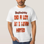 Vond veel waarde T-Shirt (Voorkant)