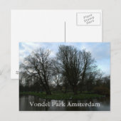 Vondelpark, Amsterdam Briefkaart (Voorkant / Achterkant)