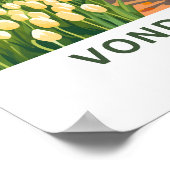 Vondelpark Nederland Reisprint Poster (Hoek)