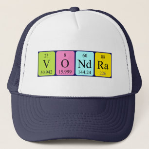 Vondra periodiek systeem naam pet