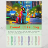 Vondst hond flyer (Voorkant)
