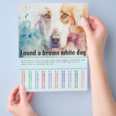 Vondst hond flyer (Hand)