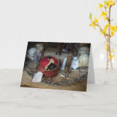  Vondsten: Antiek Store Collectie Kaart (Gele Bloem)