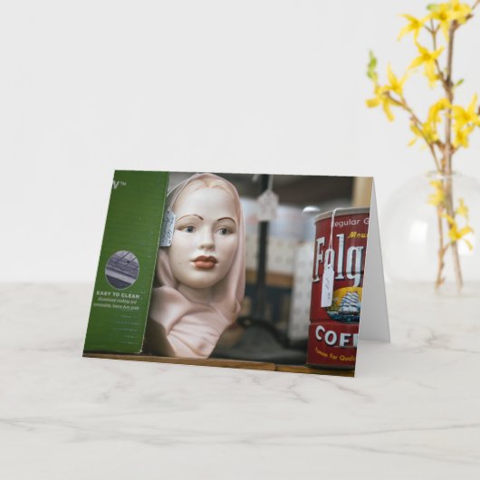  Vondsten: Antiek Store Collectie Kaart (Gele Bloem)