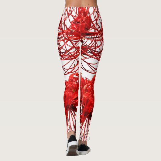 Vonflora Spider Lily Leggings Bloedverdampende Leg (Achterkant)