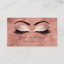 Vonk Blush Glitter Makeup Artist Lashes Extension Visitekaartje