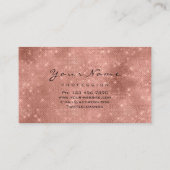 Vonk Blush Glitter Makeup Artist Lashes Extension Visitekaartje (Achterkant)