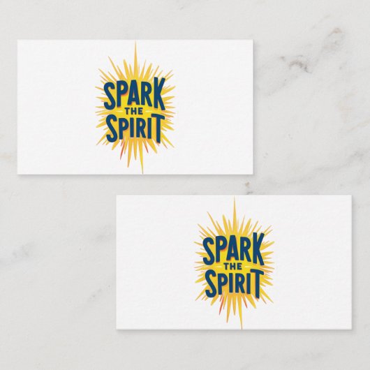 Vonk de Geest" Visitekaartje (Voorkant / Achterkant)