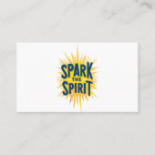 Vonk de Geest" Visitekaartje (Voorkant)