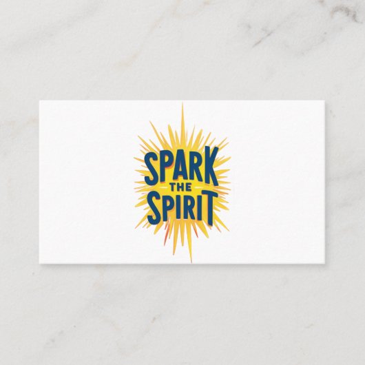 Vonk de Geest" Visitekaartje (Voorkant)