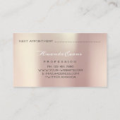 Vonk Glitter Roos Vonk Nails Stijllijst Afsprakenkaartje (Achterkant)