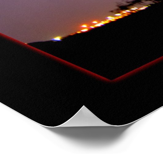 Vonk-HDR van de natuur Poster (Hoek)