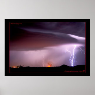 Vonk-HDR van de natuur Poster