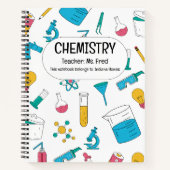 Vonk je wetenschap! Een gepersonaliseerde CHEMIE Notitieboek (Voorkant)