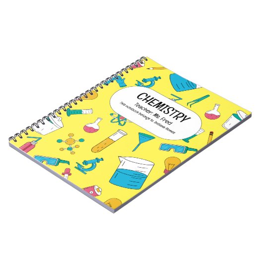 Vonk je wetenschap! Een gepersonaliseerde CHEMIE Notitieboek (Linkerzijde)