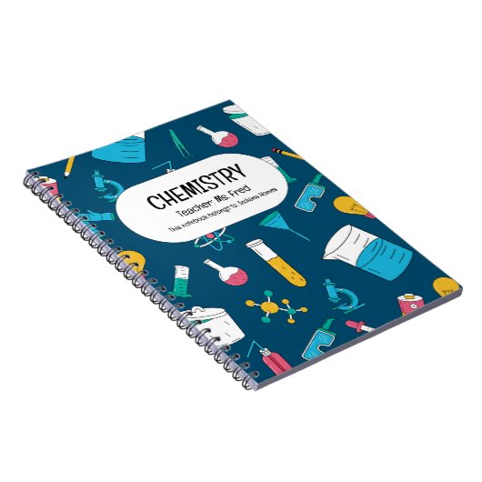 Vonk je wetenschap! Een gepersonaliseerde CHEMIE Notitieboek (Rechterzijde)