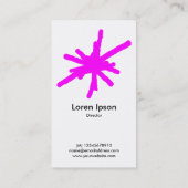 Vonk - Magenta Visitekaartje (Achterkant)