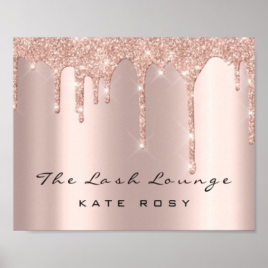 Vonk Naam Makeup Artist Beauty Studio Lashes Poster (Voorkant)