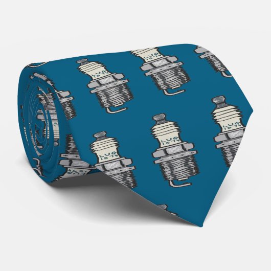 Vonk Plug Mechanic Stropdas (Opgerold)