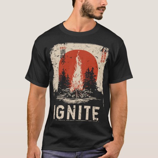 Vonk Ritueel: Licht de gedachte T-shirt (Voorkant)