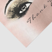 Vonk Roos gouden wimpers bruids dank je ogen Tissuepapier (Detail)
